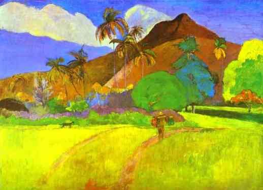 Paysage tahitien - Paul Gauguin.